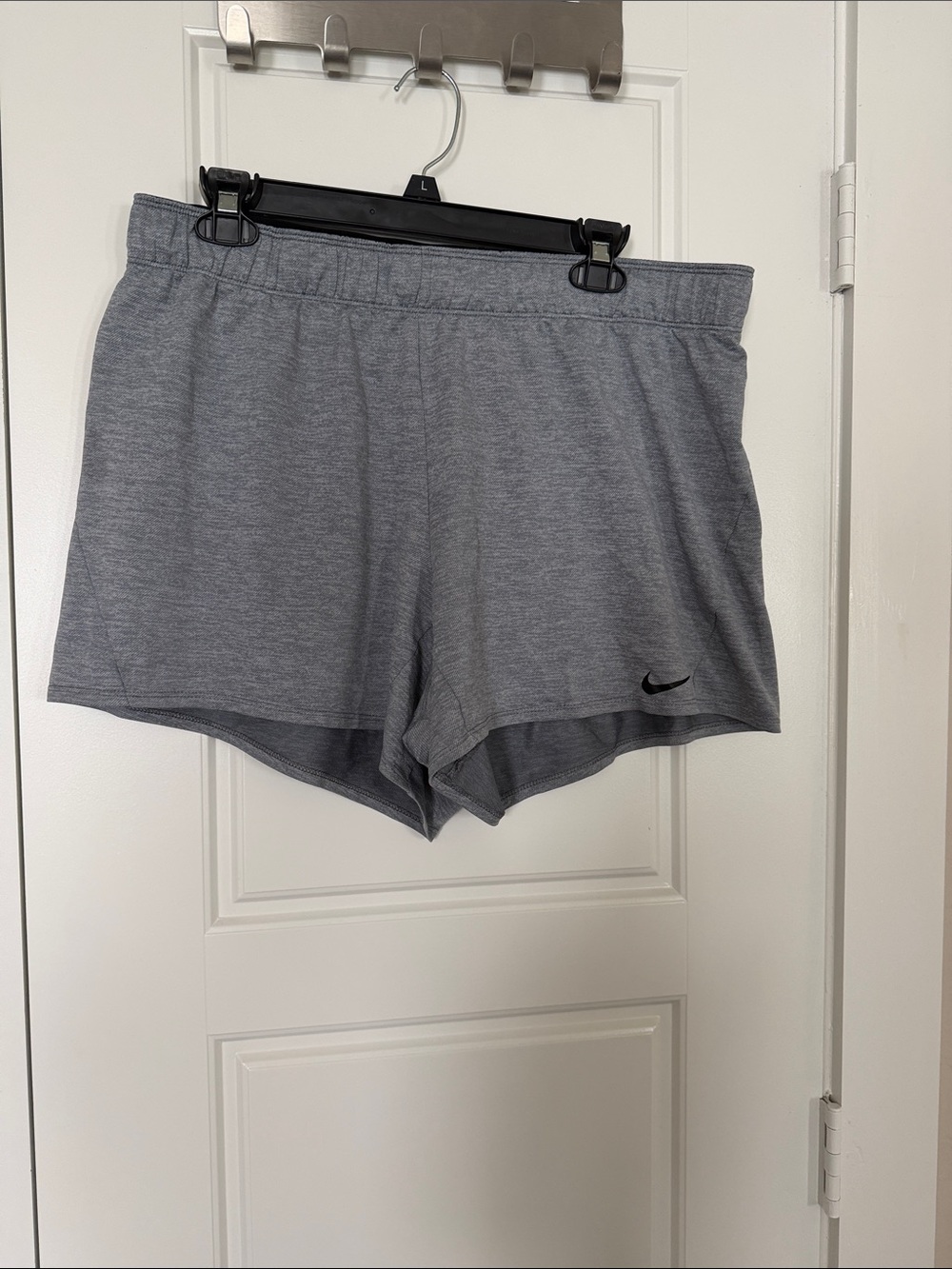 Nike Women's Heather Gray Athletic Running Shorts